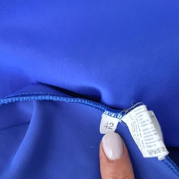 LA PETITE ROBE DI CHIARA BONI sheath midi in Blue Size EU 42 - Picture 9 of 12